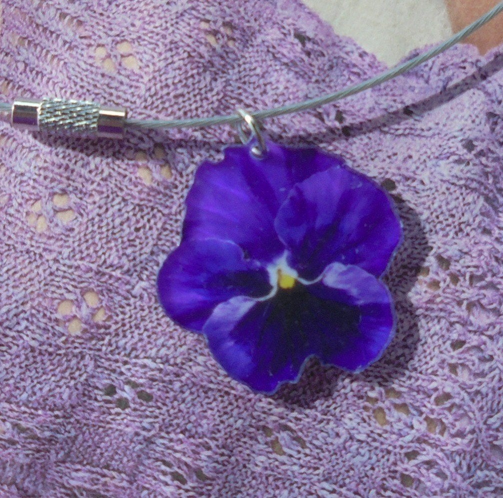 handwerk ketting, Verzenden, Paars, Nieuw, Overige materialen