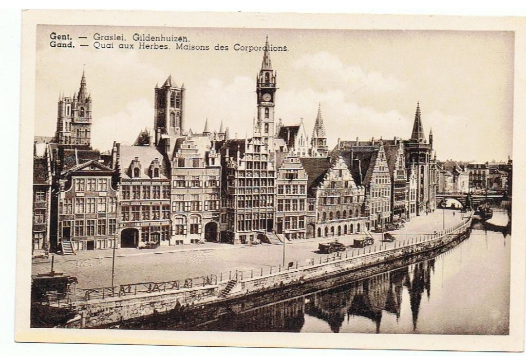 Gent  Graslei Gildenhuizen  Nr. 299, Ophalen of Verzenden, Voor 1920, Ongelopen, Brussel (Gewest)