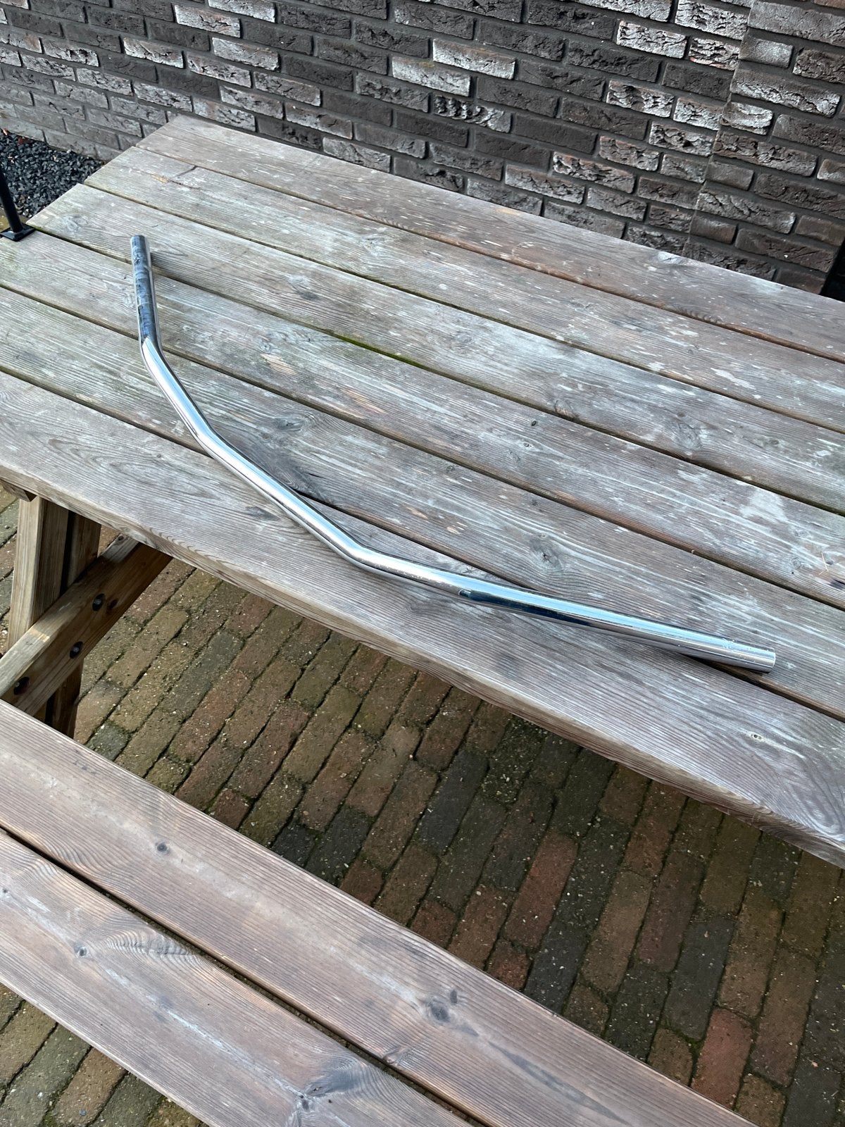 Lucas Motorfiets Stuur - Chroom, 98cm breed, Motoren, Ophalen of Verzenden, Gebruikt