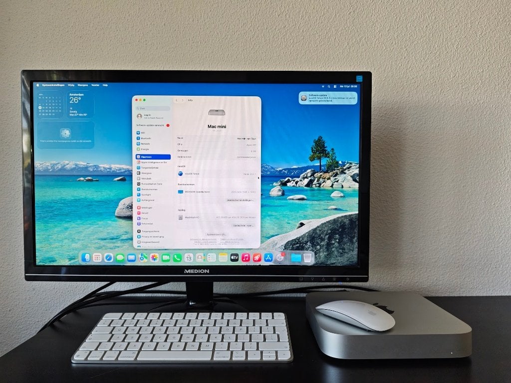 Mac Mini M1 2020, 8 GB, 512 GB SSD, magic mouse, toetsenbord, Computers en Software, Apple Desktops, 2 tot 3 Ghz, Zo goed als nieuw
