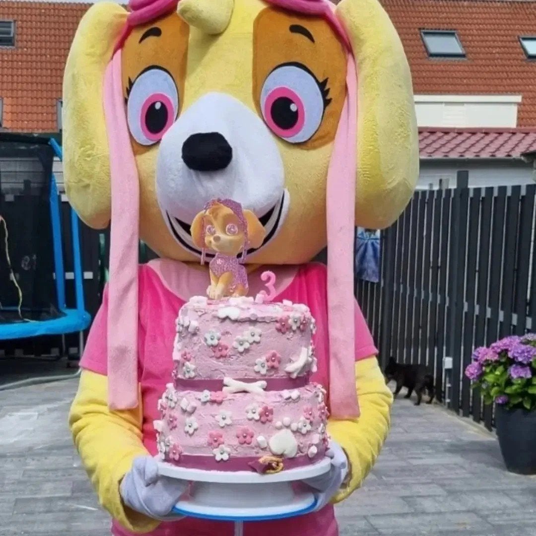 Mascotte pak van Sky te huur, Ophalen of Verzenden, Zo goed als nieuw, Overige