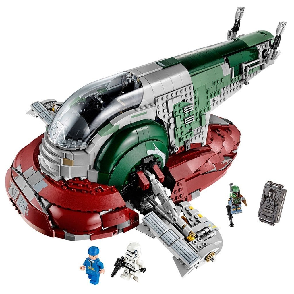Lego 75060 Slave I 1x opgebouwd, Star Wars, Lego, Ophalen of Verzenden, Zo goed als nieuw
