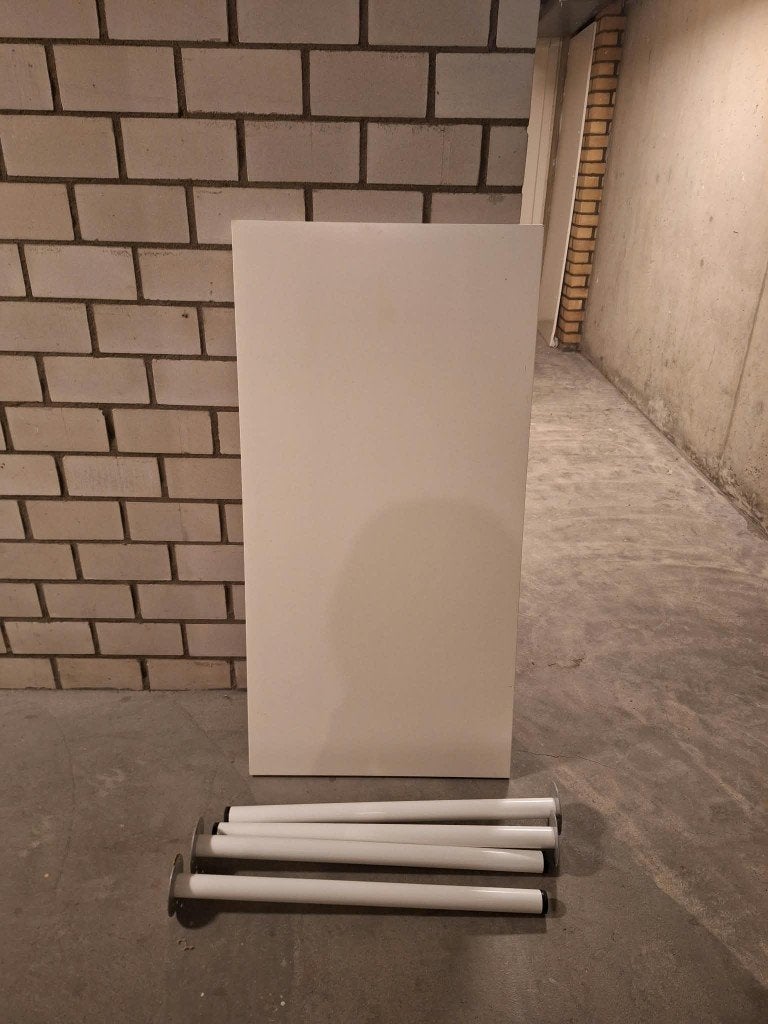 Ikea bureau tafel en poten LAGKAPTEN / ADILS, Overige typen, Gebruikt, 120 cm, Spaanplaat of MDF
