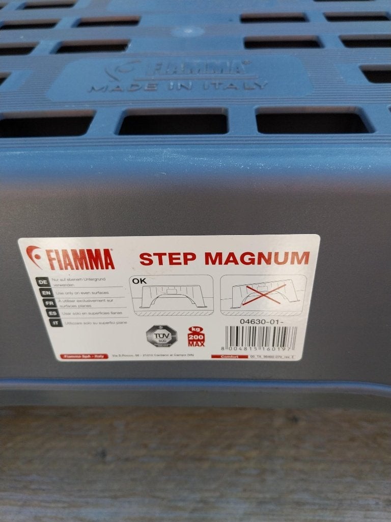 Fiamma XL opstap, Ophalen, Nieuw