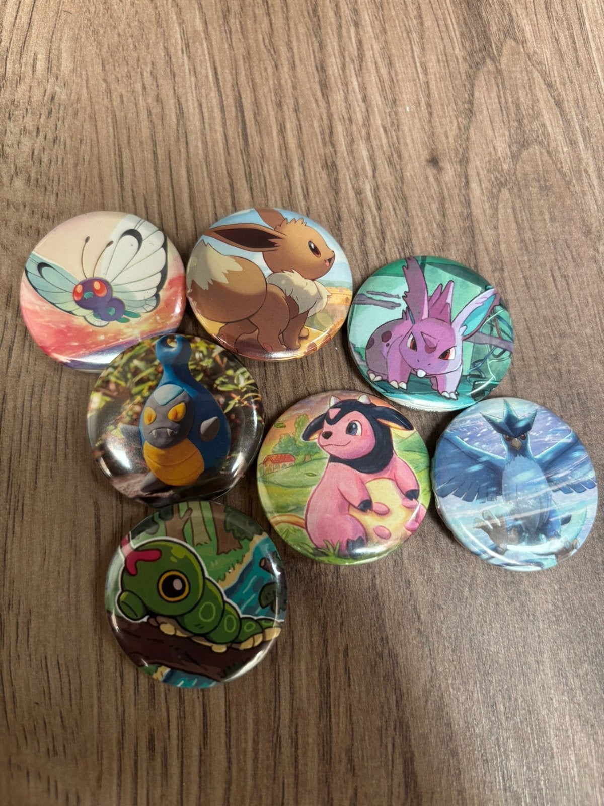 Pokemon buttons! €0,50 per stuk, Verzenden, Nieuw, Overige onderwerpen