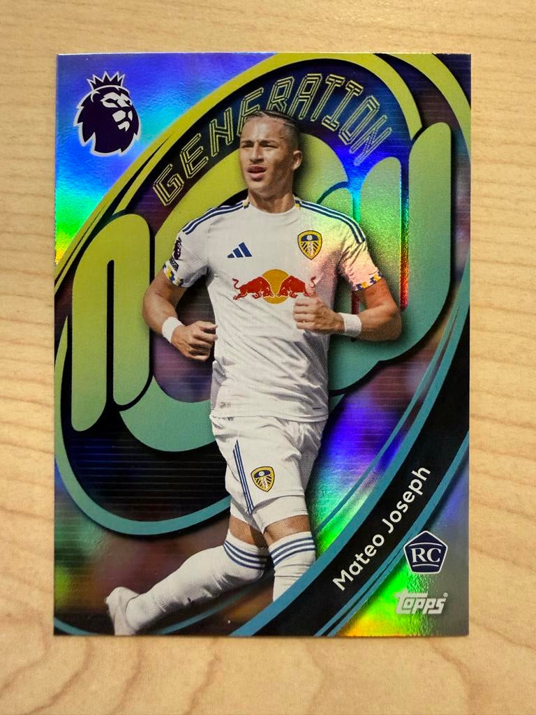Topps Premier League Mateo Joseph Generation Now kaart, Ophalen of Verzenden, Zo goed als nieuw, Buitenlandse clubs, Spelerskaart