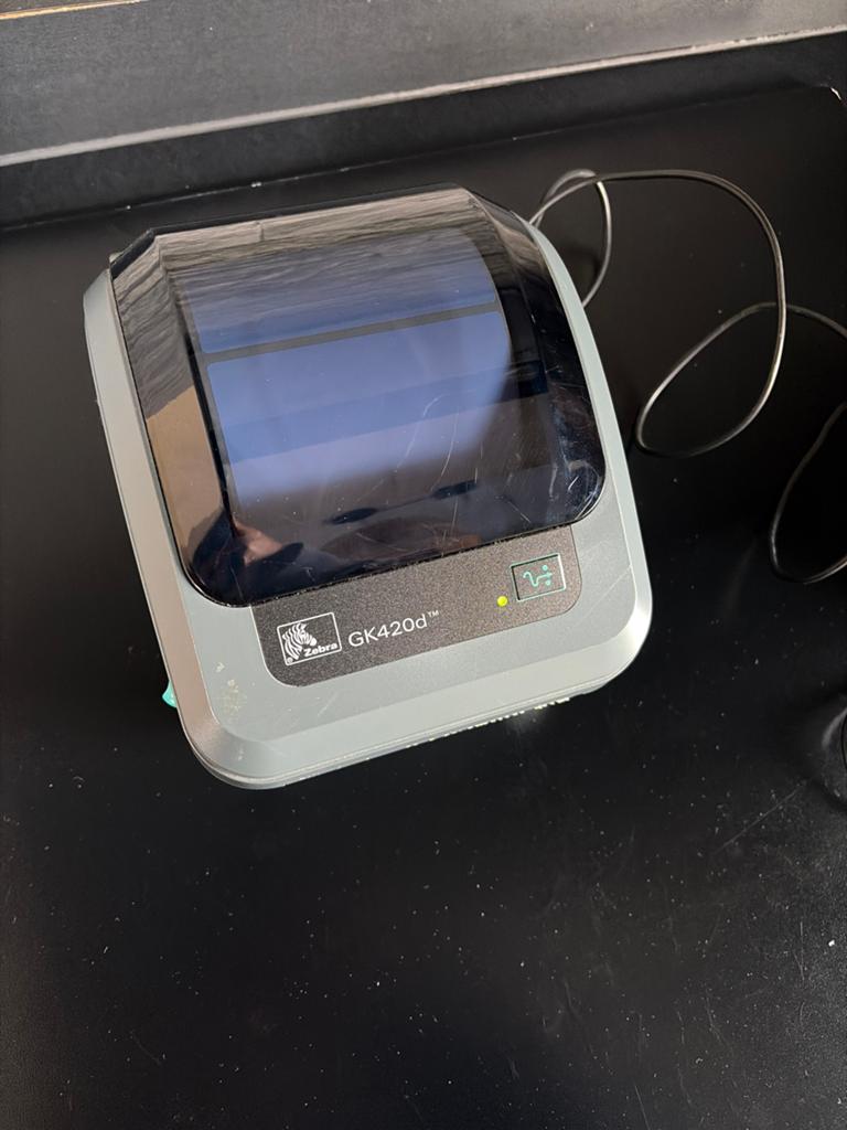 Zebra GK420d Labelprinter - Direct Thermische Printer, Computers en Software, Printers, Zwart-en-wit printen, Gebruikt, Printer