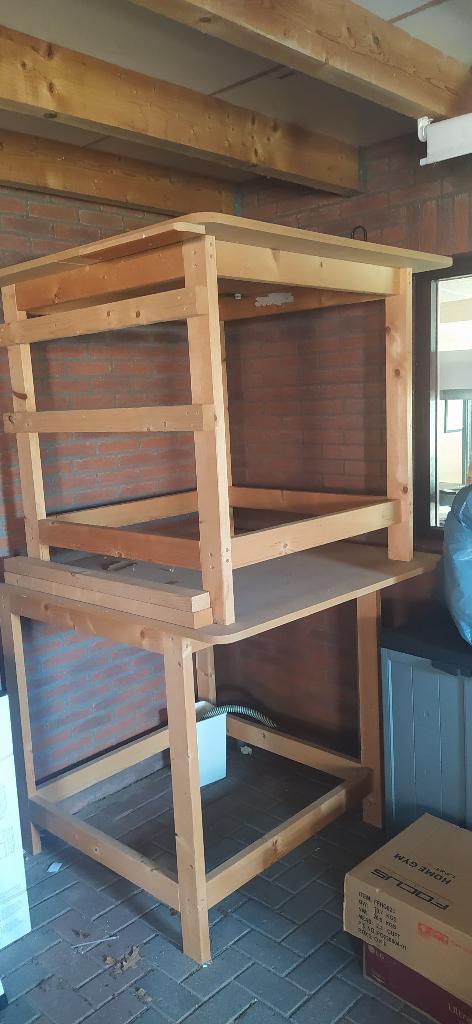 Werkbanken (tafels) 2x, Ophalen, Gebruikt, 120 tot 170 cm