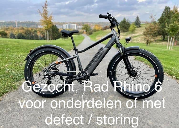 Gezocht: Rad Powerbikes fietsen, Rad Rhino 5 & 6, Rad Runner, Ophalen, Gebruikt