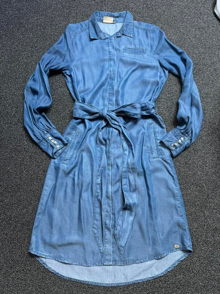 Denim jurk van Josh V jeans spijkerjurk maat M 36/38, Maat 38/40 (M), Blauw, Ophalen of Verzenden, Zo goed als nieuw