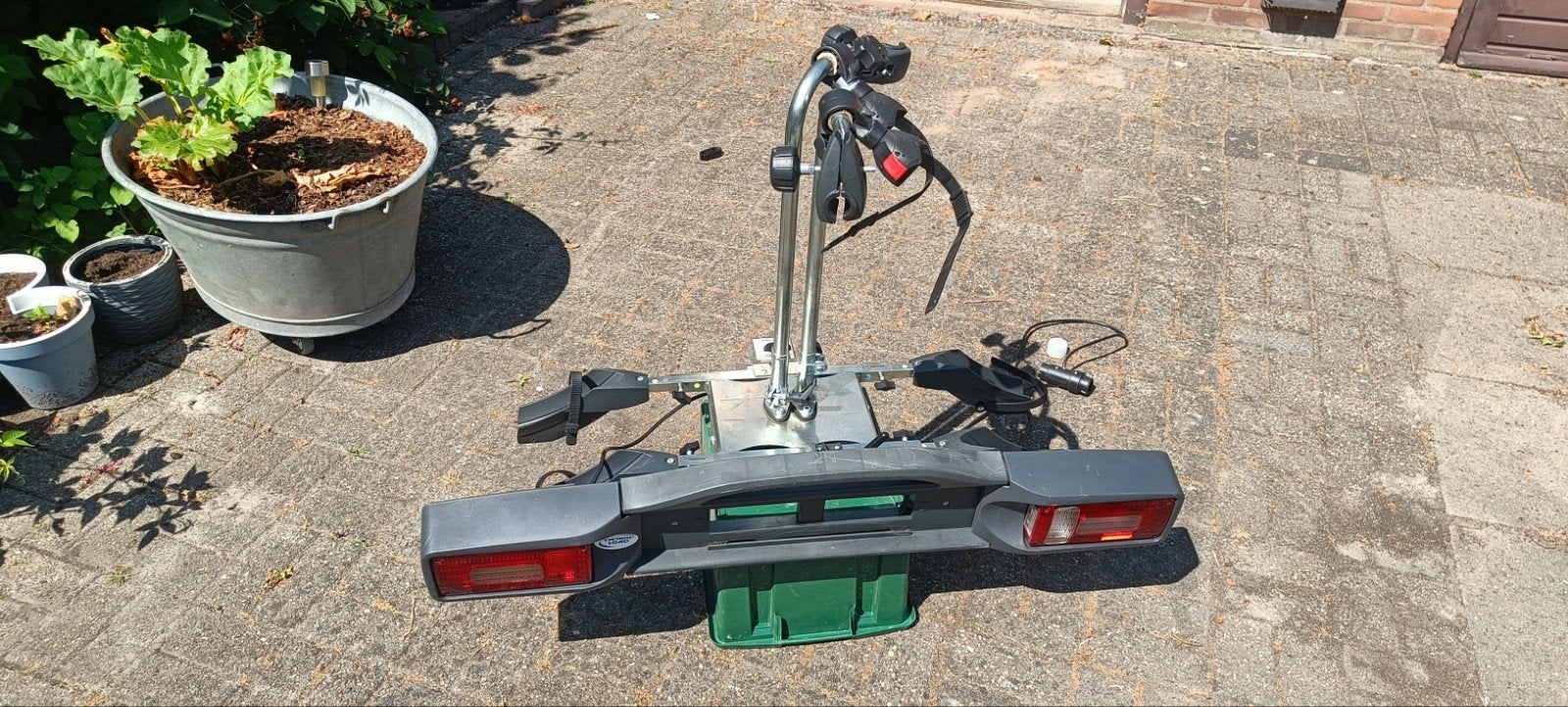 Fietsendrager voor 2 fietsen,Twinny Load Power Carrier, Auto diversen, Fietsendragers, Gebruikt, Trekhaakdrager, Ophalen