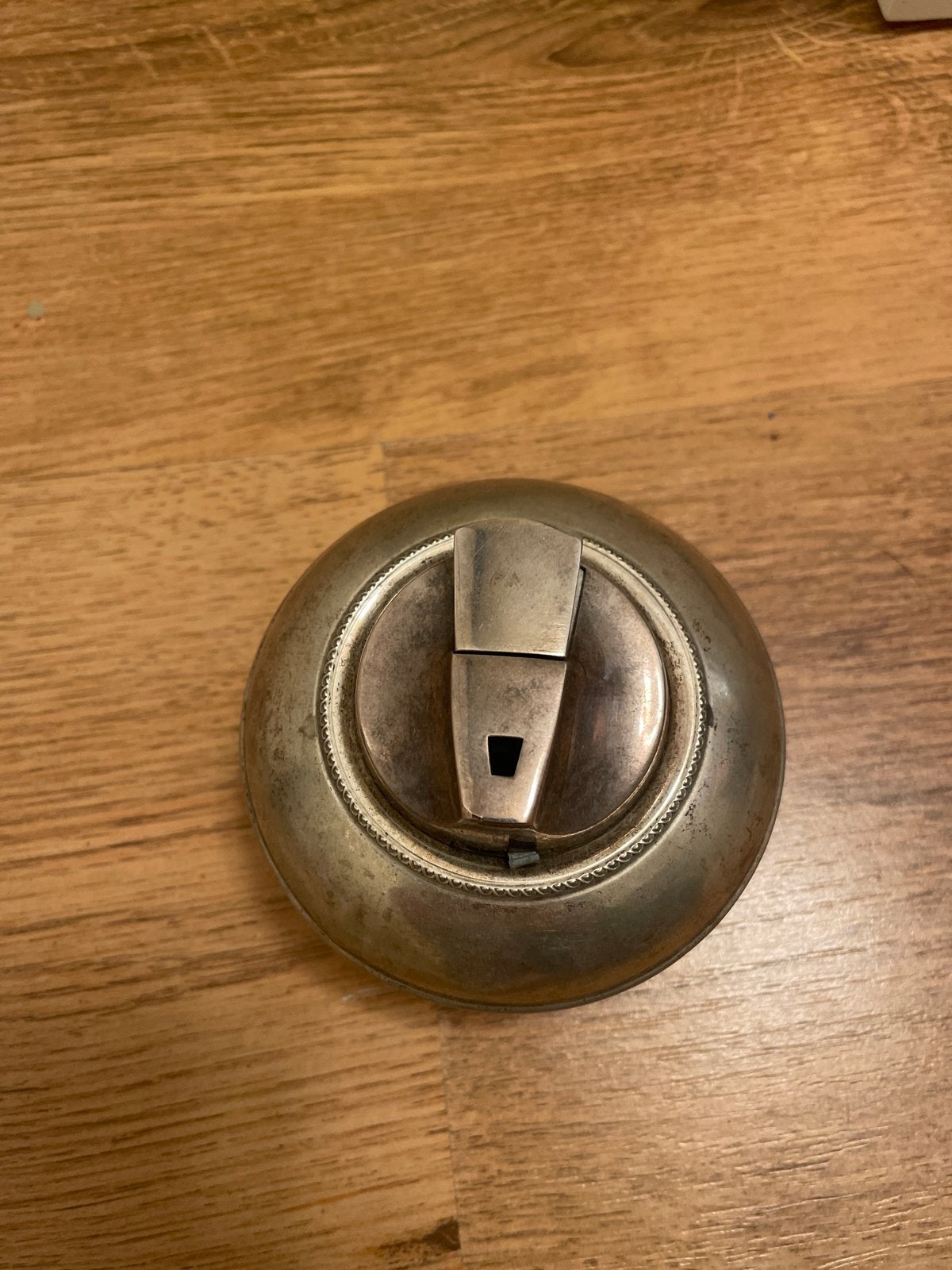 Vintage Ronson tafel aansteker zilver, Ophalen of Verzenden, Zilver