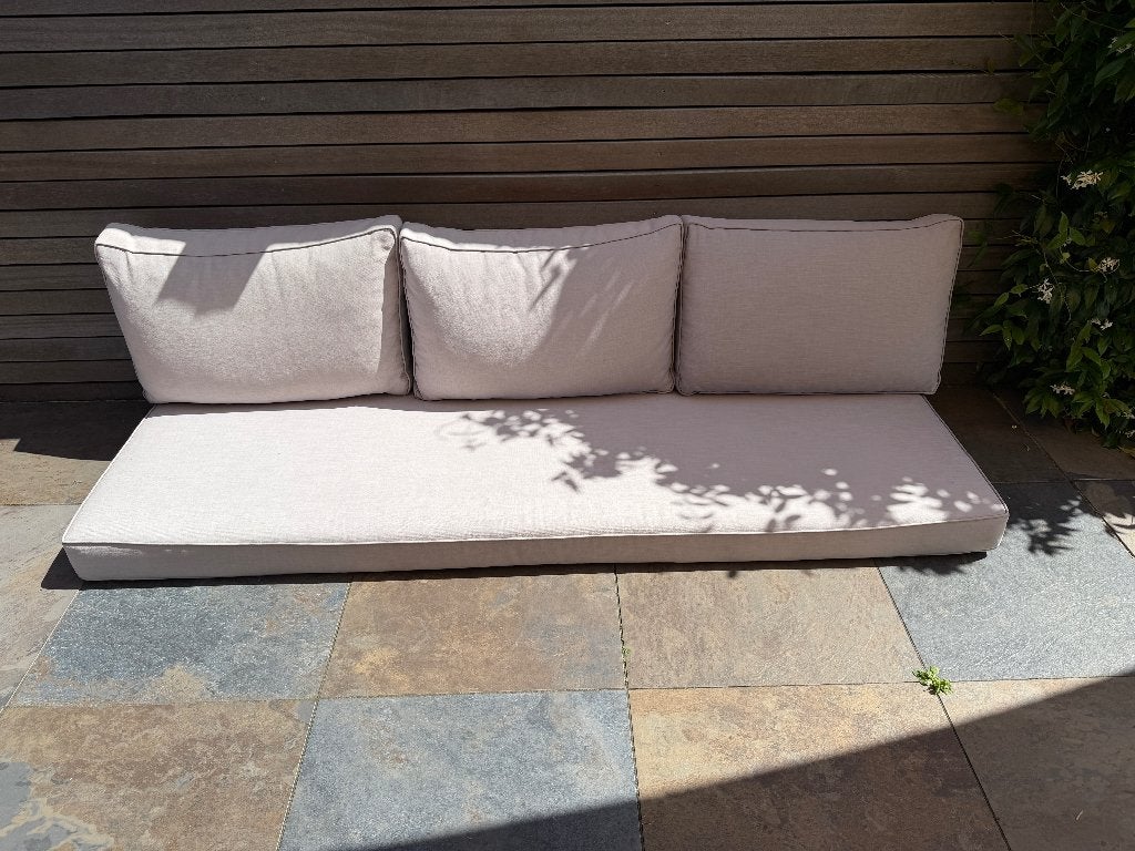 Lounge kussenset – nog in zeer nette staat, Tuin en Terras, Tuinmeubel-accessoires, Ophalen, Zo goed als nieuw