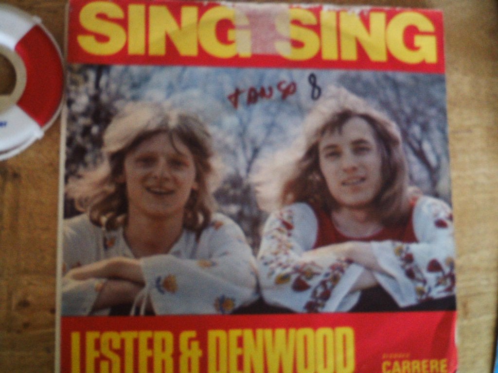lester & denwood - sing sing 20jun, Cd's en Dvd's, Vinyl Singles, 7 inch, Single, Ophalen of Verzenden, Pop