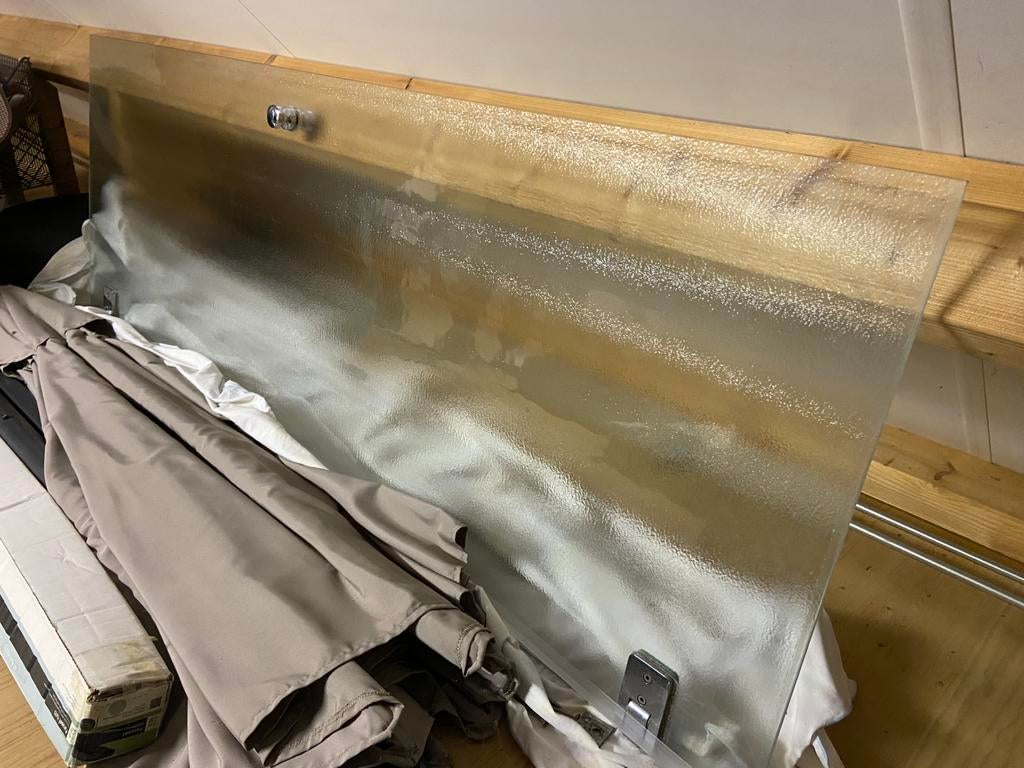Gebruikte glazen douche deur, Ophalen, Gebruikt, Glas, Douche