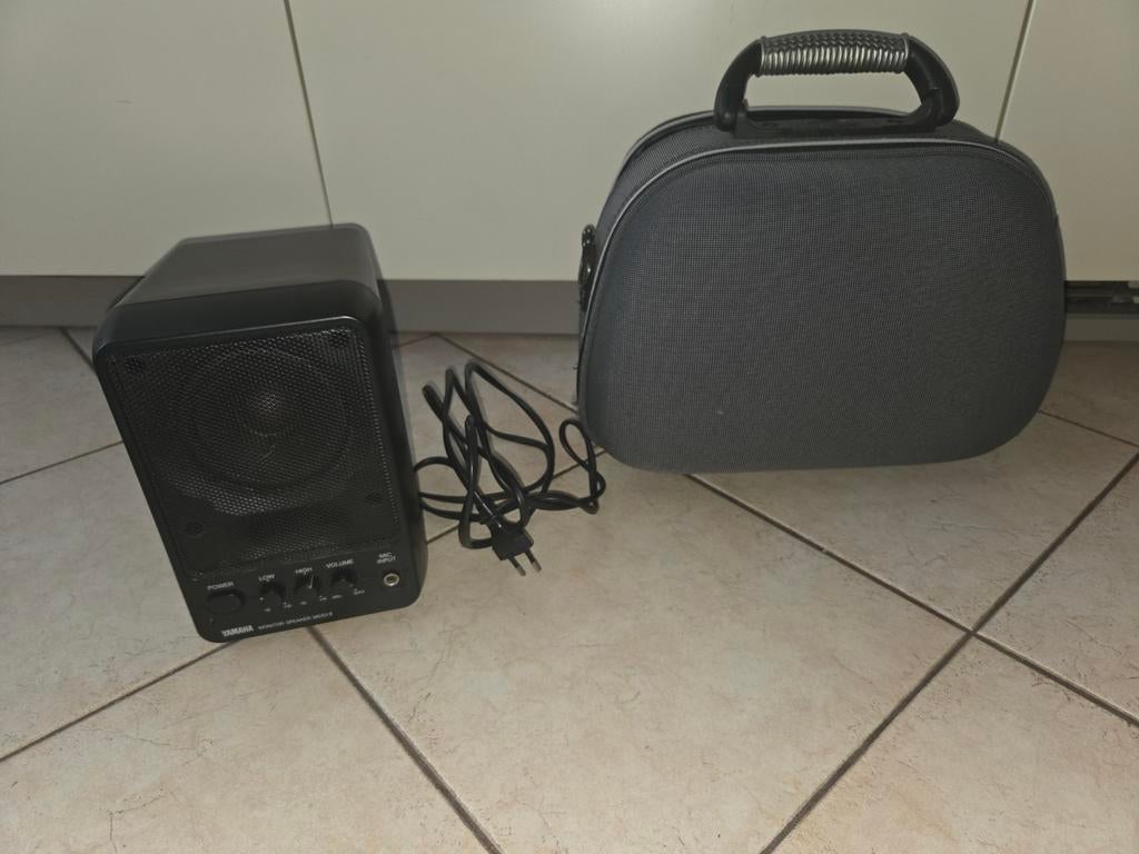 Yamaha MS01 II  actieve monitor, goede staat met tas, Ophalen of Verzenden