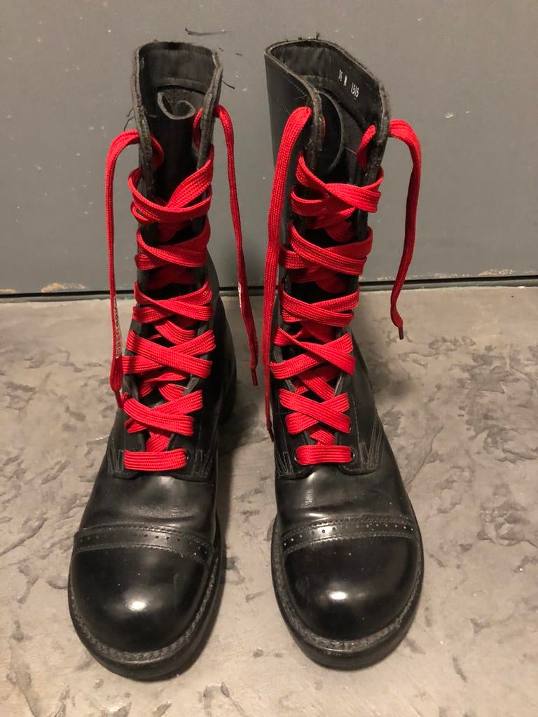 Corcoran army boots mt: 7.5 punk-rock gothic boots, Ophalen, Zwart, Overige typen, Zo goed als nieuw