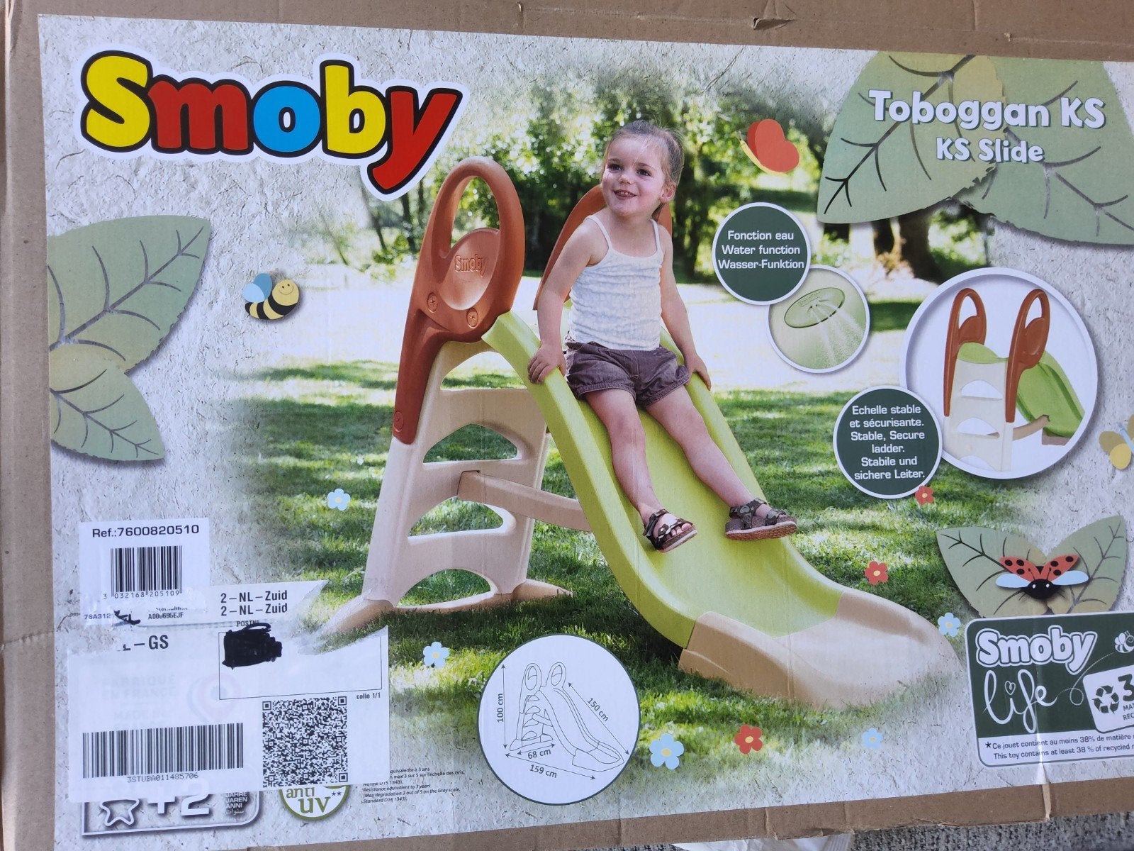 Smoby glijbaan, Ophalen, Nieuw