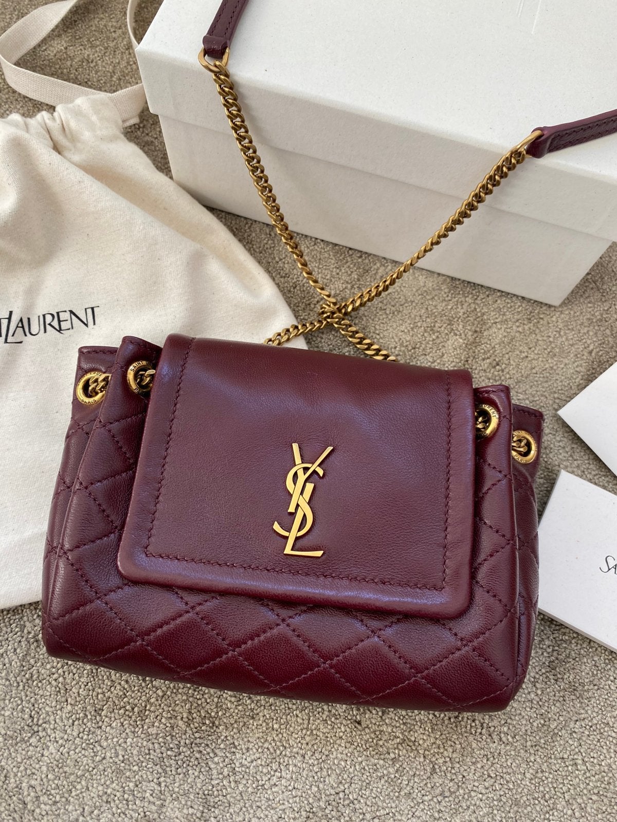 YSL Saint Laurent Mini Nolita, Ophalen of Verzenden, Nieuw