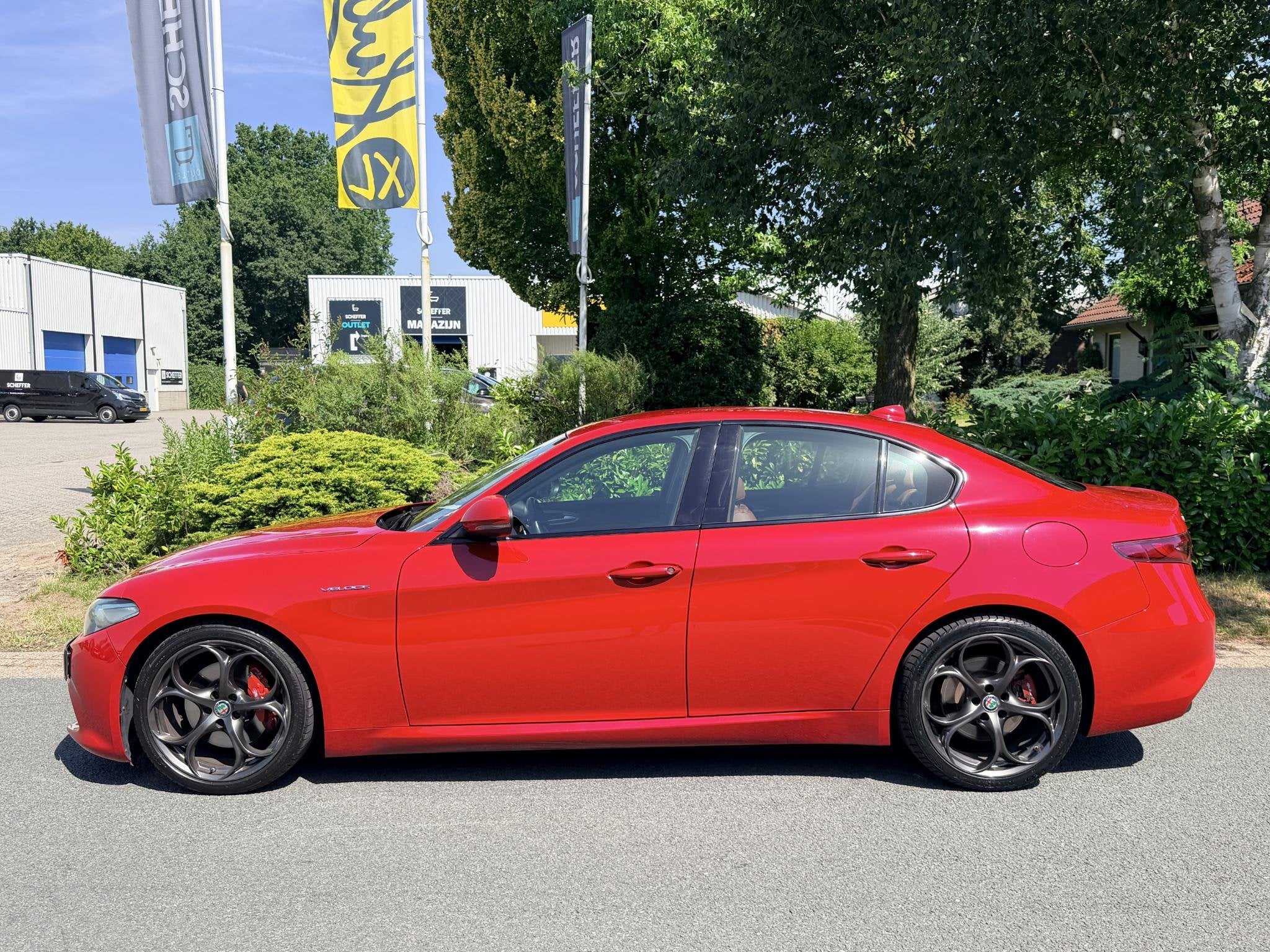 Alfa Romeo Giulia 2.0T Q2 Veloce 310PK Automaat•Leder•Na, Auto's, Alfa Romeo, Automaat, 745 kg, Achterwielaandrijving, Euro 6