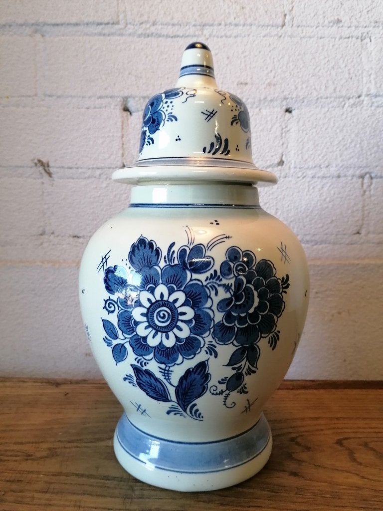 Delfs blauwe vazen set 10 stuks, Ophalen