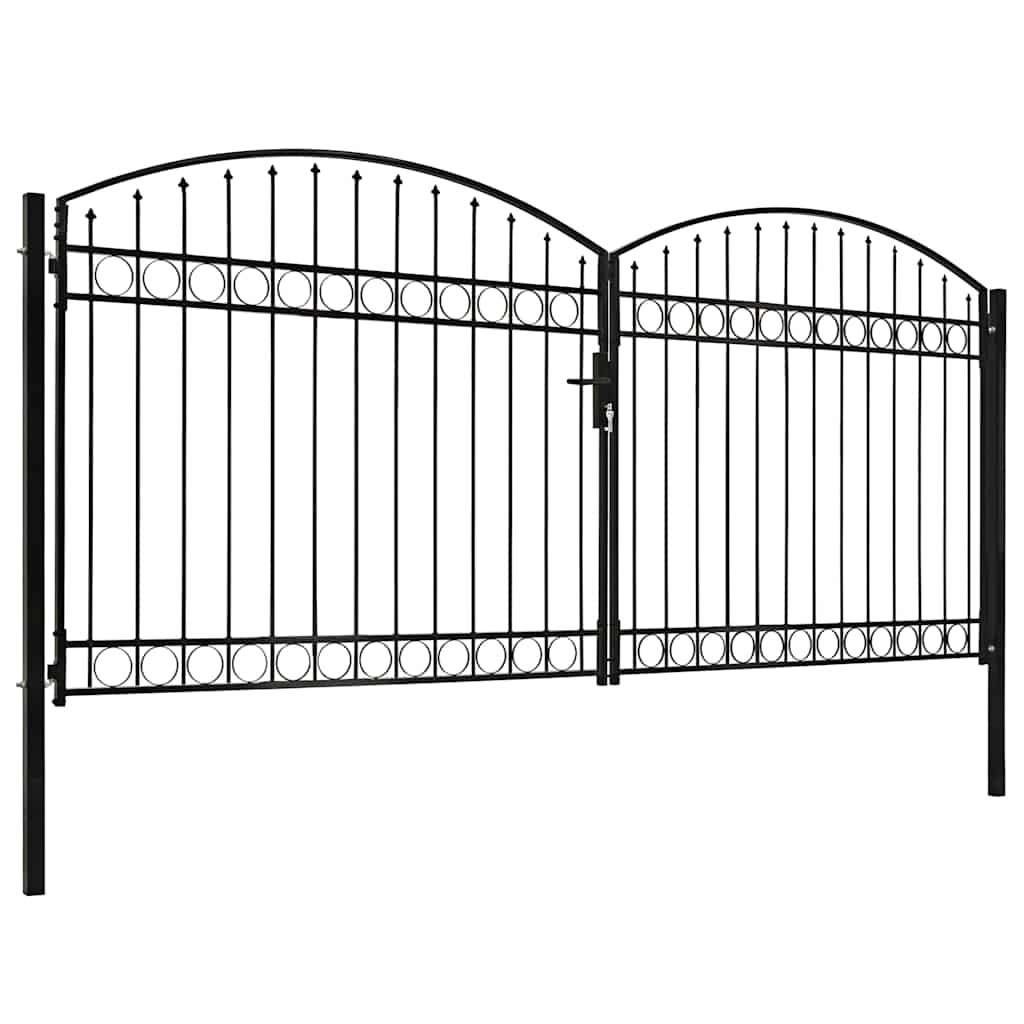 IJzeren tuinpoort poort draaihek 4 x 2 m GRATIS BEZORGD!, Verzenden, Nieuw, Nvt, Sierhekwerk