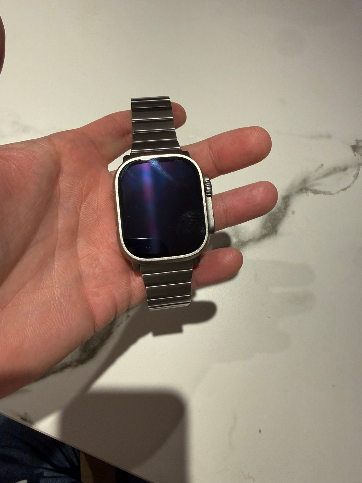 AppleWatchUltra1(49mm)GPS + Cellular. Incluxe Nomad Titanium, Ophalen, Gebruikt, IOS, Waterdicht