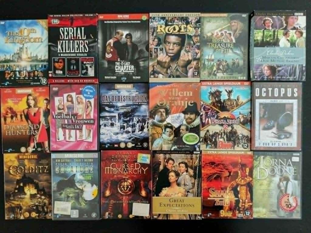 PARTIJ DVD SERIES, Cd's en Dvd's, Dvd's | Tv en Series, Vanaf 12 jaar, Ophalen, Zo goed als nieuw, Overige genres