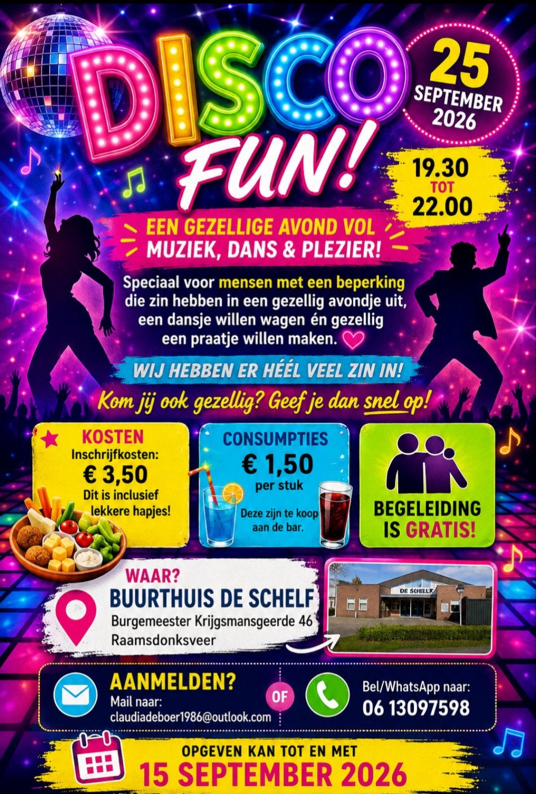 DISCO FUN, Eén persoon