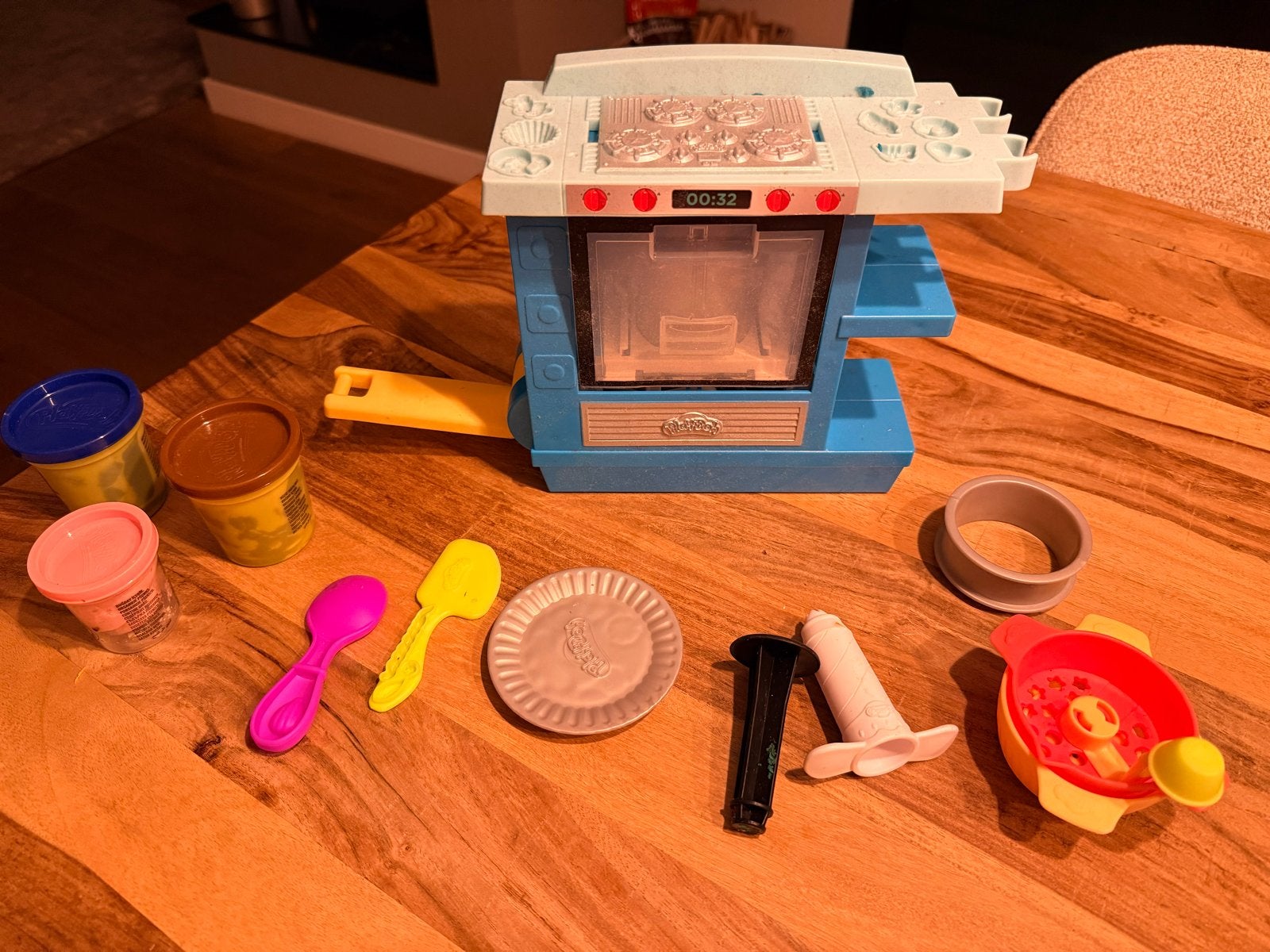 Play-Doh Oven Speelset met Klei en Accessoires, Ophalen of Verzenden, Gebruikt, Jongen of Meisje