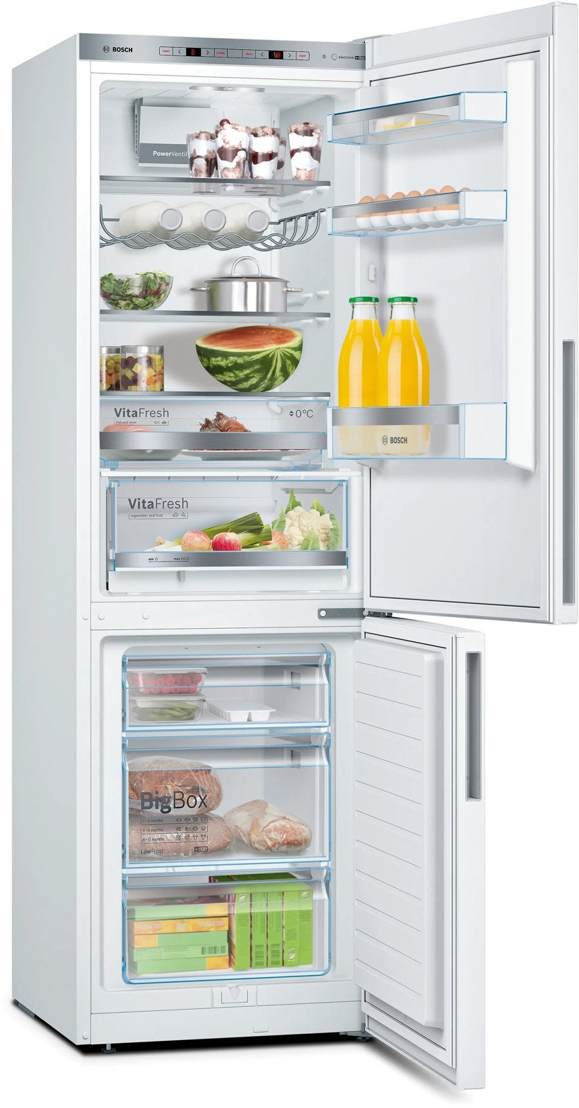 NIEUW IN DOOS ONGEOPEND Bosch koelvriescombinatie + garantie, Witgoed en Apparatuur, Koelkasten en IJskasten, Ophalen, 200 liter of meer