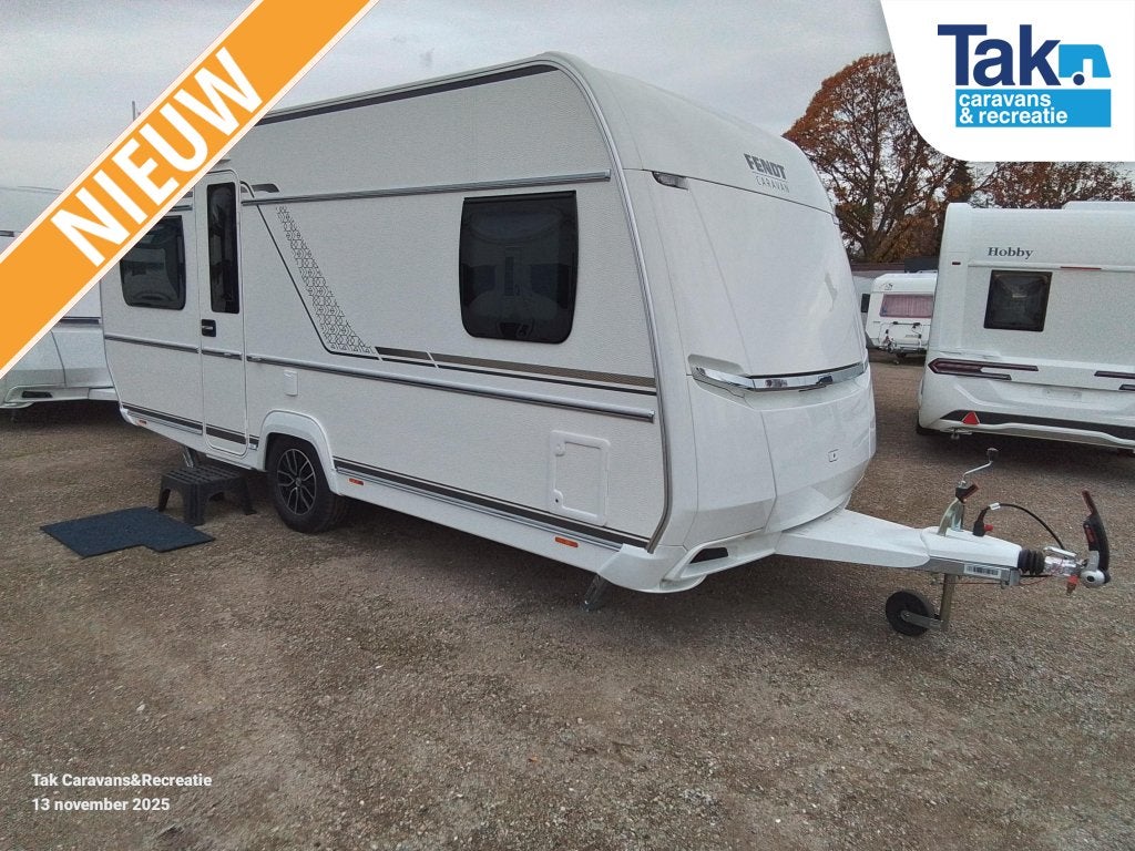 Fendt Tendenza 465 SFB model 2026 Frans bed, Caravans en Kamperen, Caravans, Schokbreker, Rondzit, Bedrijf, Fendt