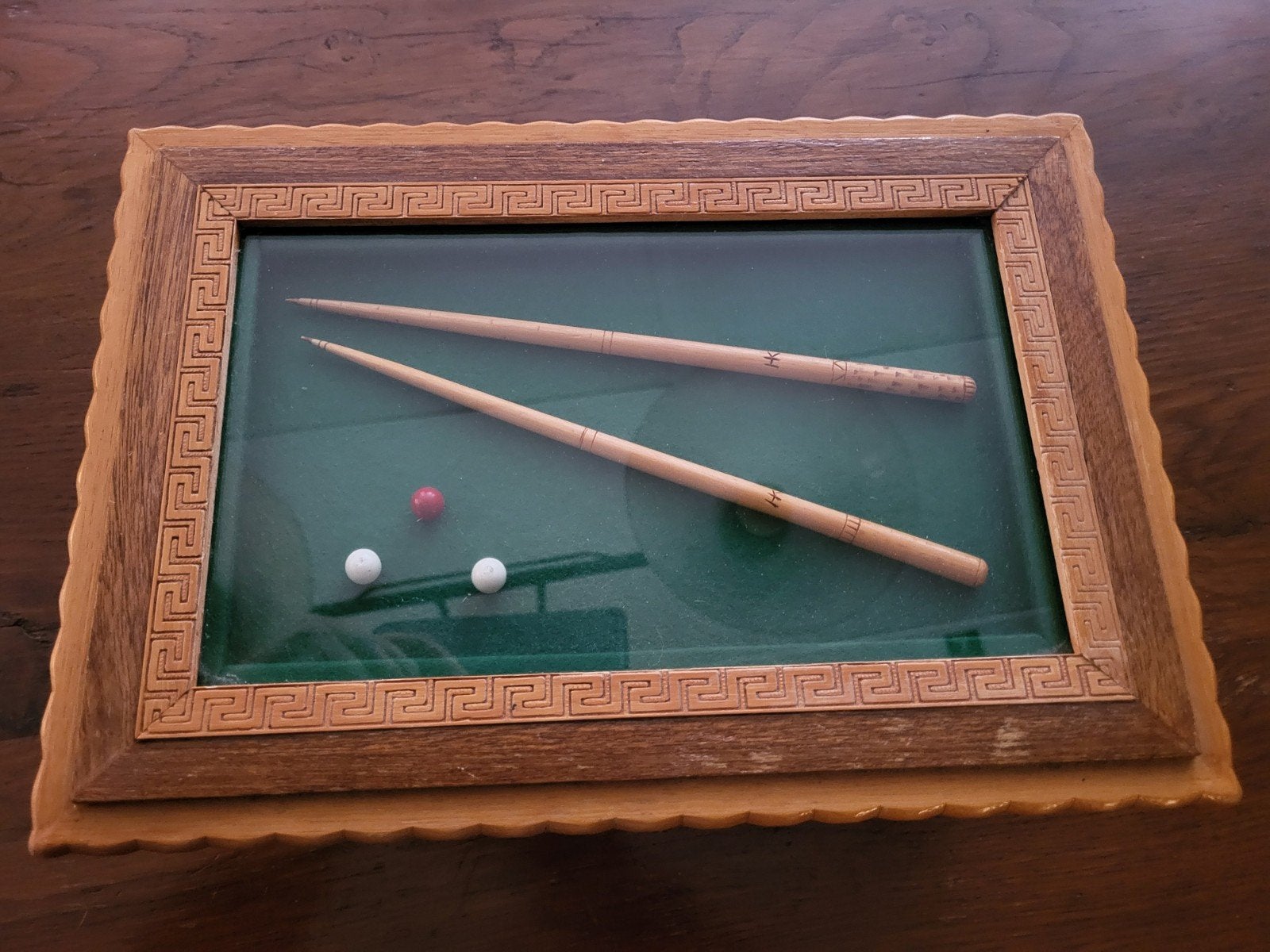 Vintage Houten Sieradendoos met Spiegeltje en Muziek, Ophalen of Verzenden