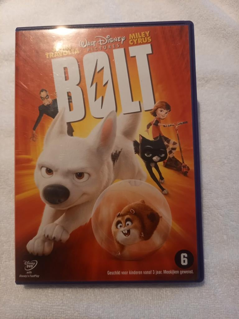 Disney DVD Bolt nr 52 - Animatie Film, Cd's en Dvd's, Dvd's | Kinderen en Jeugd, Zo goed als nieuw, Film, Dieren, Vanaf 6 jaar