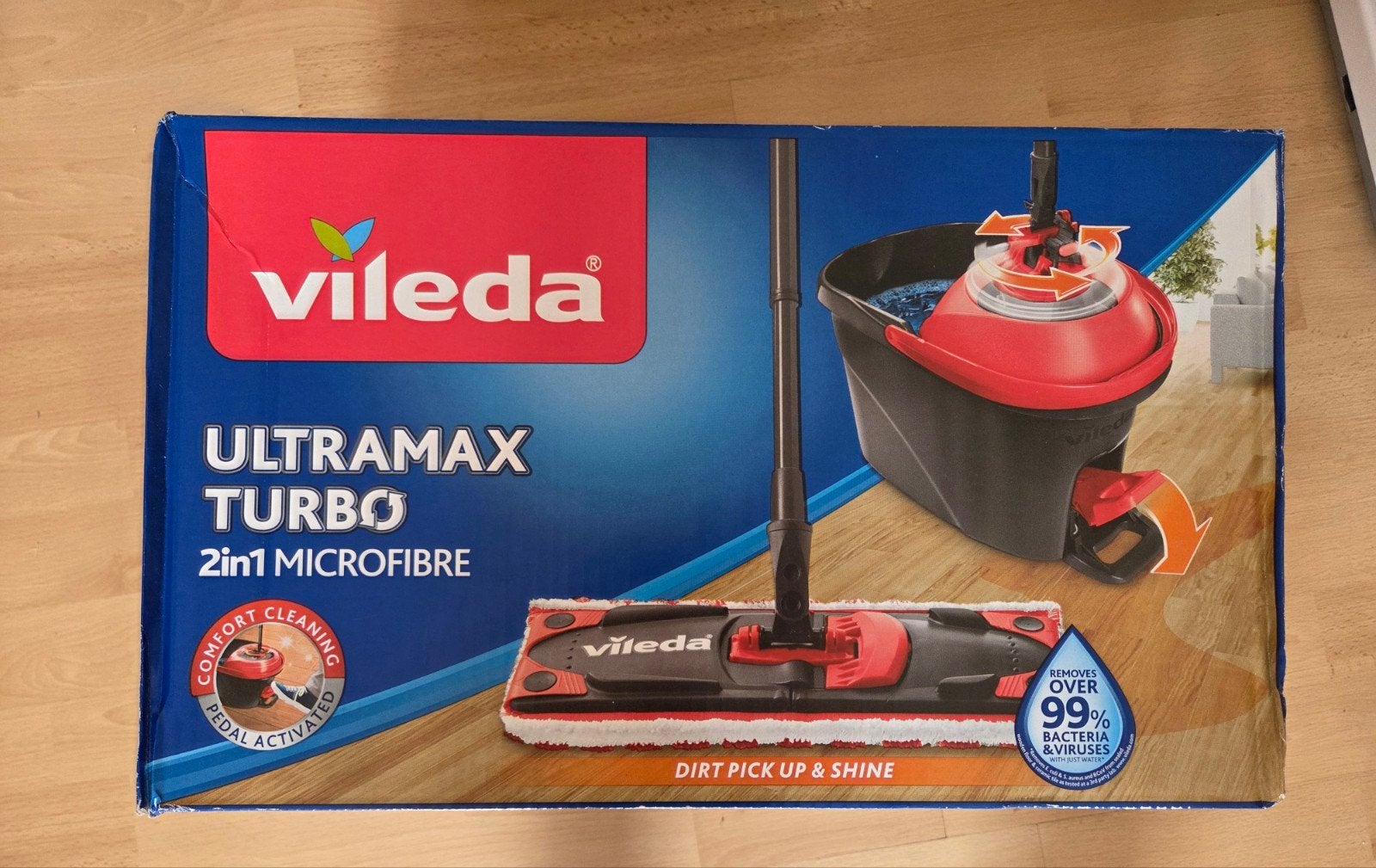 Vileda Ultramax Turbo dweilset nieuw, Ophalen of Verzenden