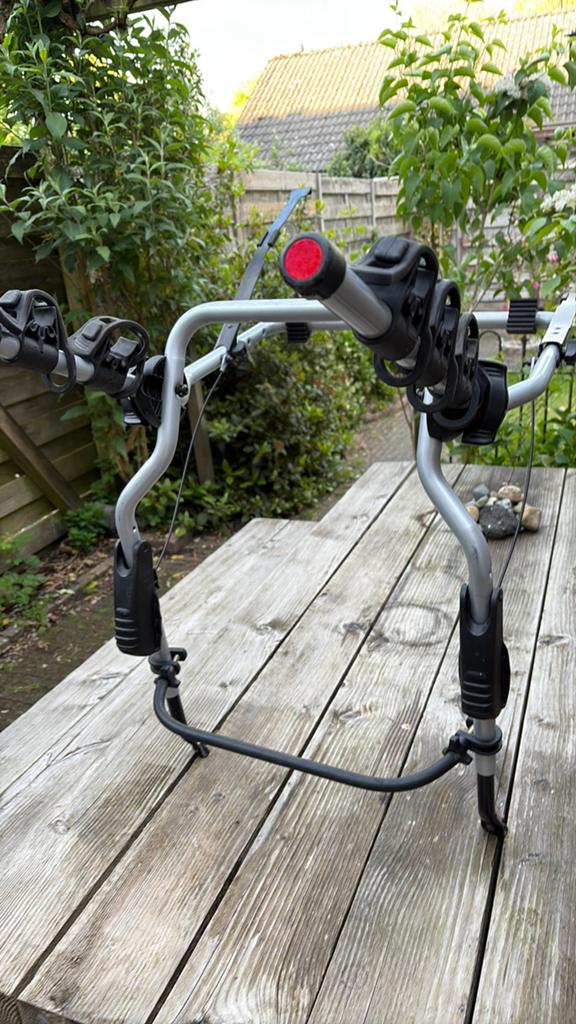 Thule ClipOn 9103 fietsendrager achterklep – 3 fietsen, Auto diversen, Fietsendragers, Ophalen, 3 fietsen of meer, Gebruikt, Achterklepdrager