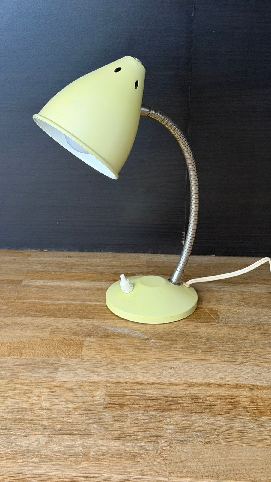 Vintage lamp Hala ukkie 2 bureaulamp, Bureaulamp, Gebruikt, Vintage, Ophalen of Verzenden