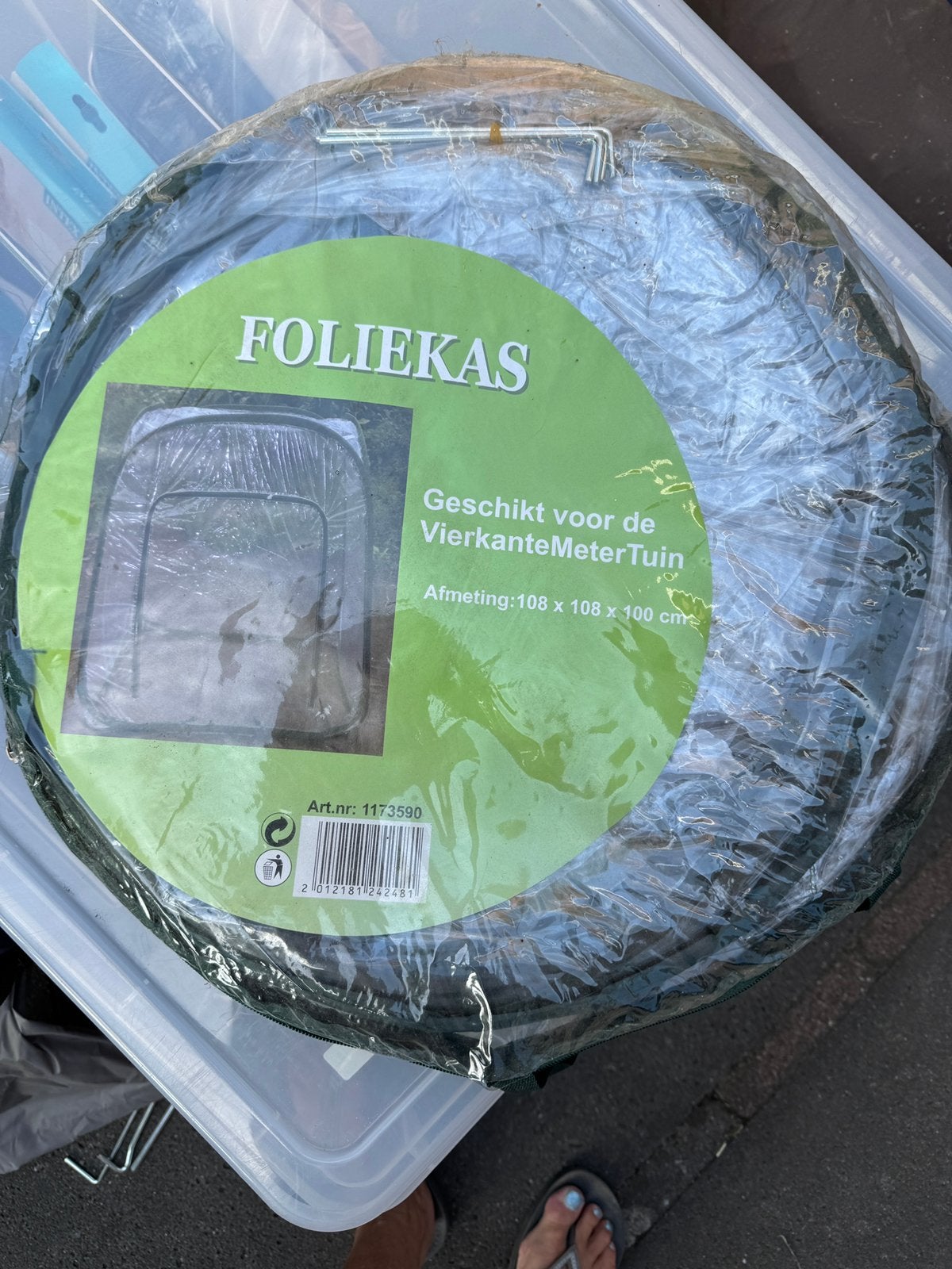 Foliekas vierkante metertuin NIEUW!, Ophalen of Verzenden, Nieuw, Kweektent