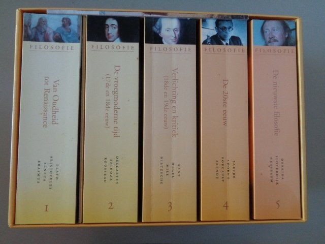 Filosofie - Box met 5 delen in kartonnen omslagdoos, Diverse auteurs, Ophalen of Verzenden, Zo goed als nieuw, Algemeen