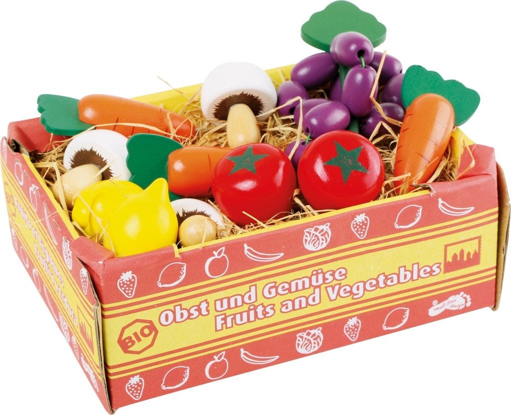 Doosje houten groenten kinderkeukentje, Achimer Str. 5, 27755 Delmenhorst, Duitsland, Legler, Info@hopsa.nl, Nieuw
