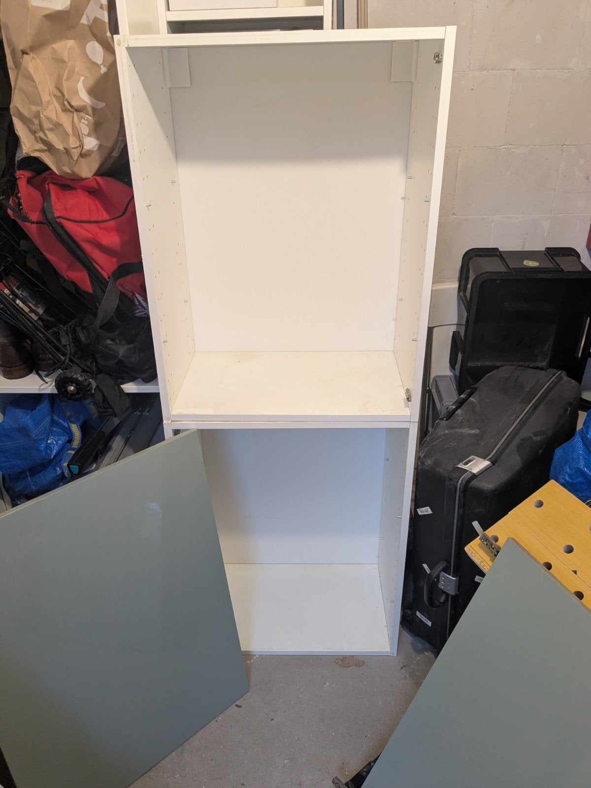 2x Ikea Metod Bovenkasten 80x60cm met Grijsgroene Fronten, Huis en Inrichting, Ophalen of Verzenden, Gebruikt