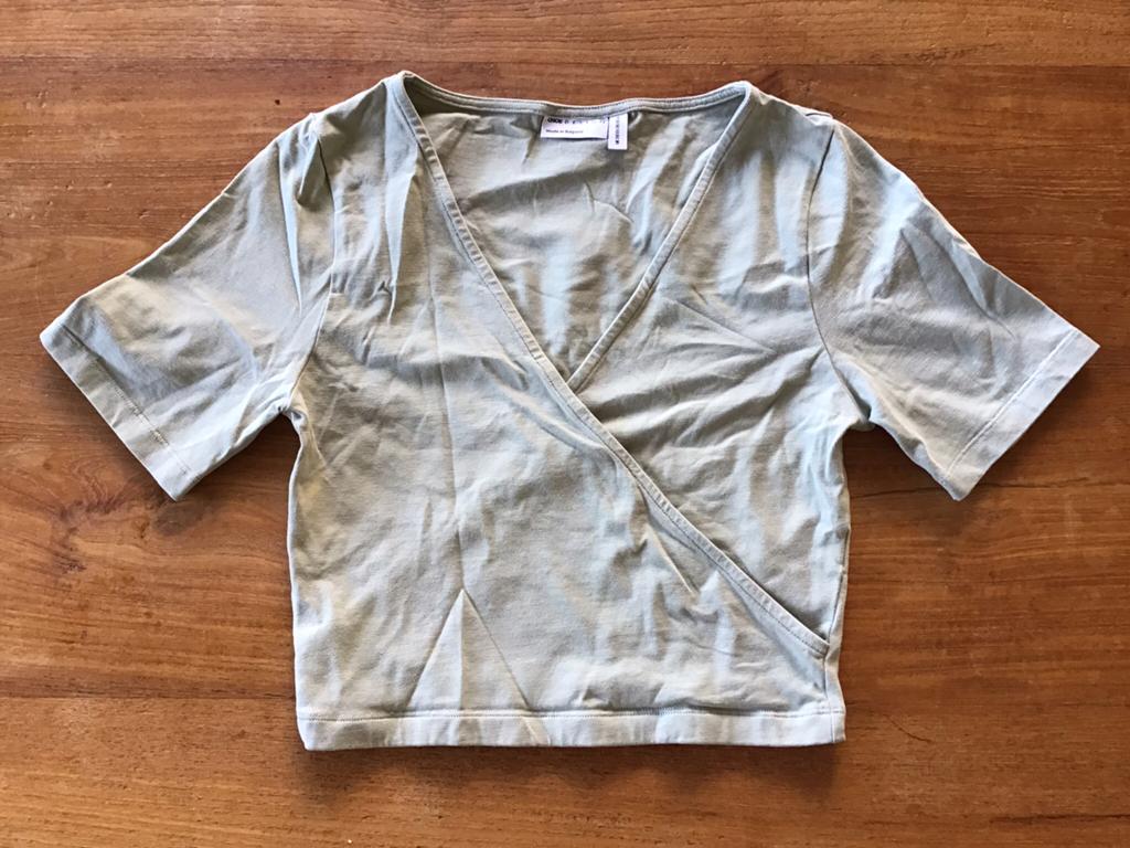 Asos Design - shirt, top - maat 36 - groen, nieuw, Nieuw, Ophalen of Verzenden, Korte mouw, Maat 36 (S)