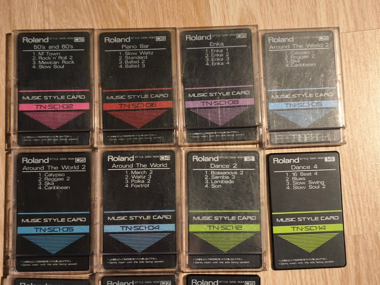 Roland Music Style Cards - 11 stuks (TN-SC serie), Ophalen of Verzenden, Gebruikt
