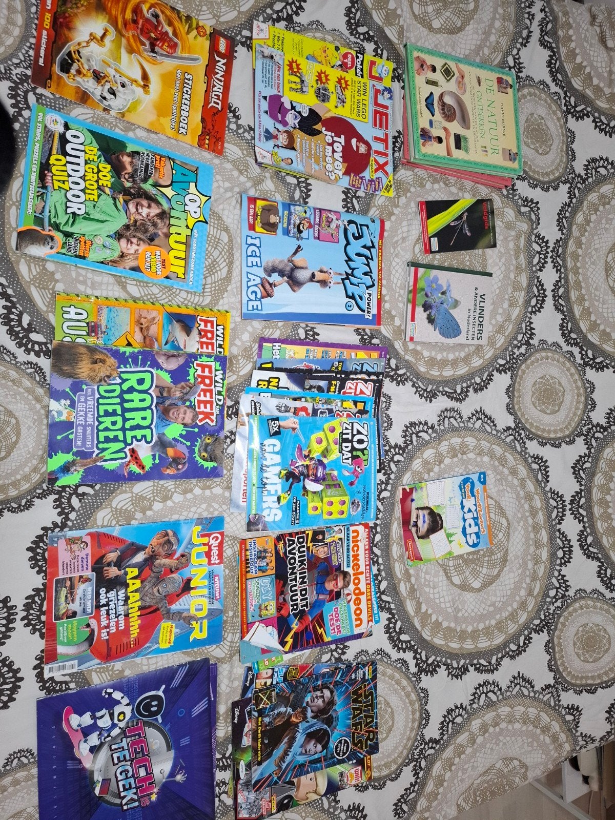 Diverse tijdschriften en boeken voor kinderen, Boeken, Verzenden, Gelezen, Wetenschap en Natuur