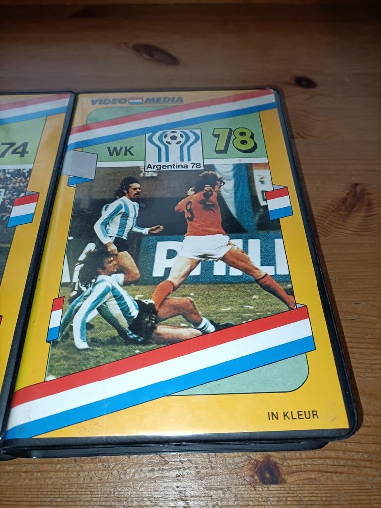 WK 74 & WK 78 VHS banden Voetbal Nostalgie, Cd's en Dvd's, Alle leeftijden, Ophalen of Verzenden, Gebruikt, Overige genres