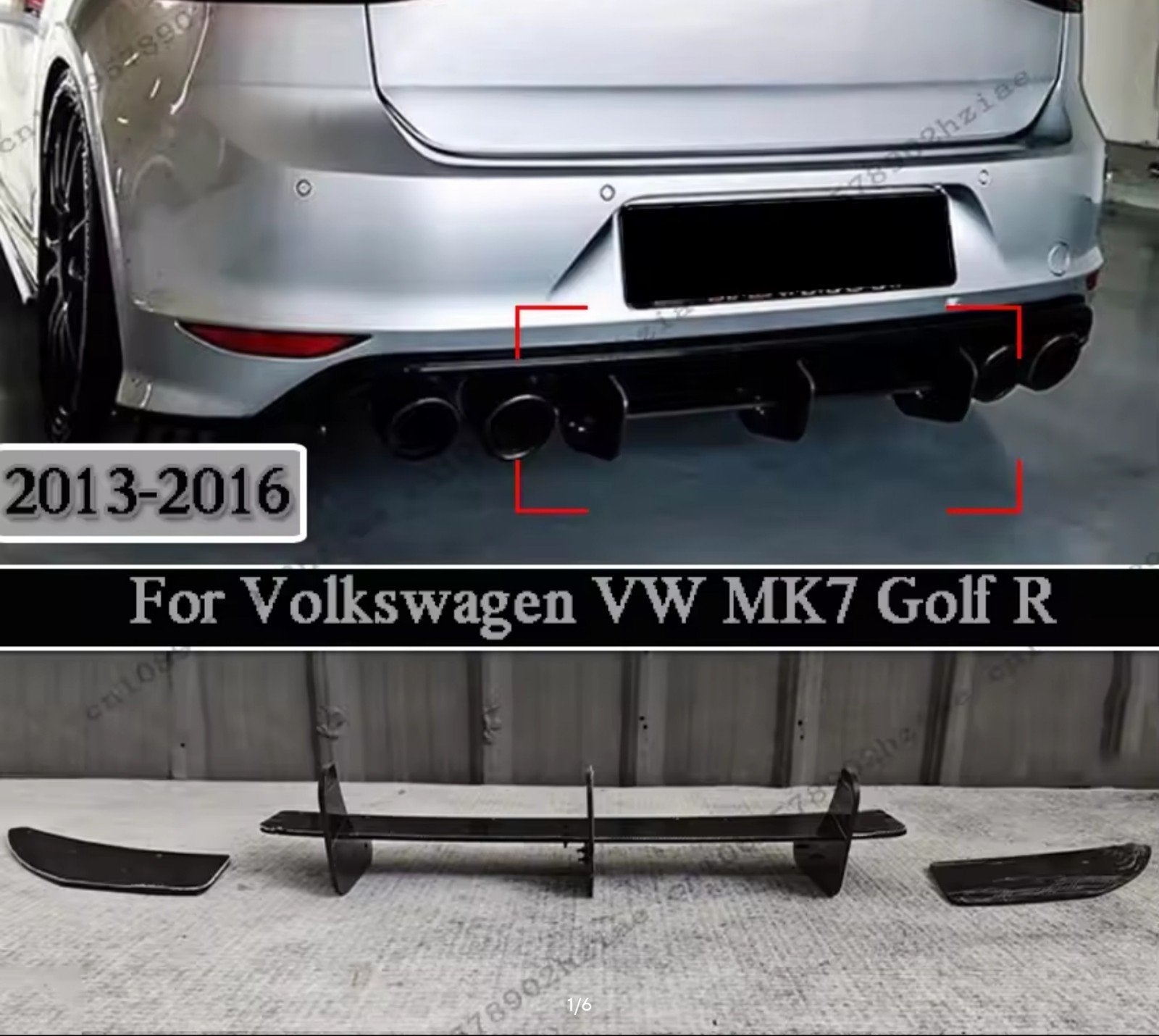Golf 7 R Splitter / Diffuser (2013-2016), Ophalen of Verzenden