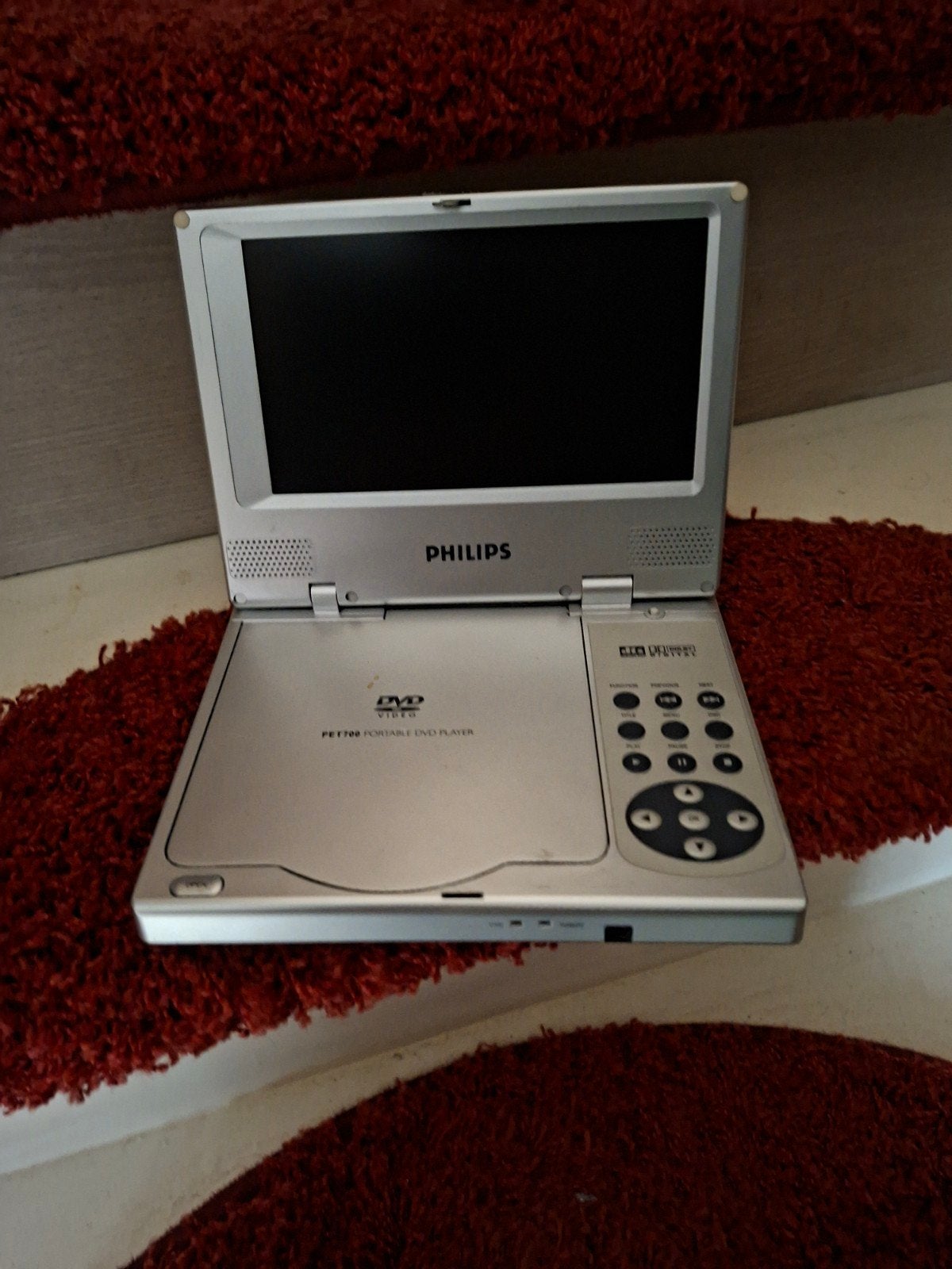 Philips PET708 Draagbare DVD Speler, Audio, Tv en Foto, Philips, Draagbaar, Zo goed als nieuw, Ophalen