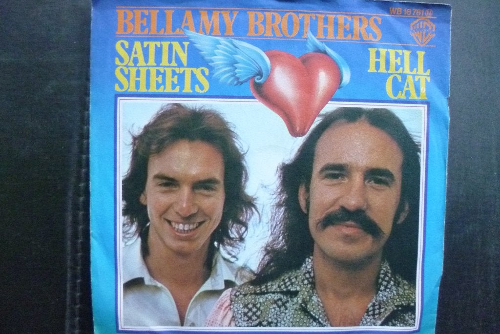 Bellamy Brothers - Satin Sheets / Hell Cat (Single), 7 inch, Zo goed als nieuw, Overige typen, Country en Western