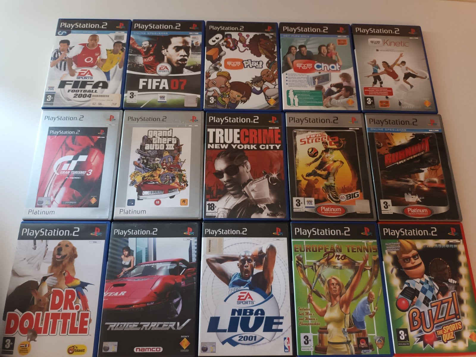 playstation 2 spellen pakket, 1 speler, Ophalen of Verzenden, Zo goed als nieuw, Vanaf 3 jaar