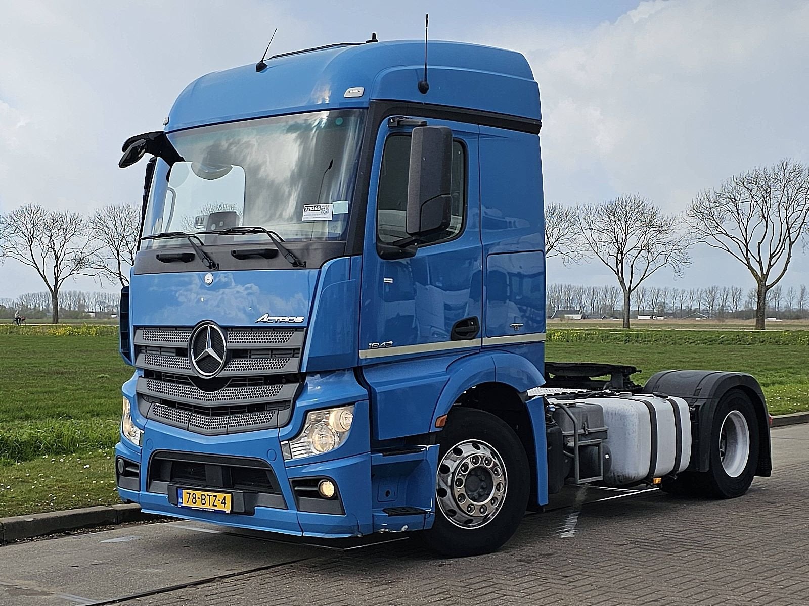 MERCEDES-BENZ ACTROS 1843 LS str. sp. 230 nl-truc, Automaat, 430 pk, Euro 6, Blauw